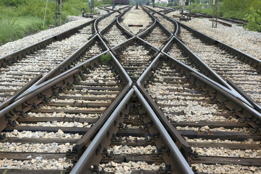 Railroads coming together